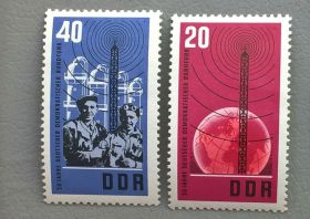 НДР, ФРН ГДР, ФРГ ^/--/^ ГДР Связь Радио 1965 ^_^^^ НДР Зв'язок Радіо 1965 - фото фото фото