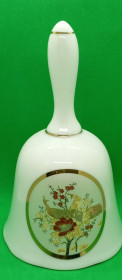 Статуетки, Скульптури, Фігурки, Фарфор Статуэтки, Скульптуры, Фигурки, Фарфор ^/--/^ Вінтажний порцеляновий дзвоник &amp;quot;Павичі&amp;quot; — Made in Japan — 13 см  (Люкс) - 25 BE PE ^_^^^ Винтажный фарфоровый звонок &amp;quot;Павичи &amp;quot; — Made in Japan — 13 см (Люкс) — 25 BE PE - фото фото фото