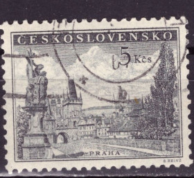 Чехословаччина Чехословакия ^/--/^ Чехословакия. Карлов мост  (серия) 1953 г. ^_^^^ Чехословаччина. Карлів міст (серія) 1953 - фото фото фото