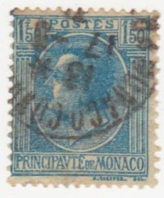 Малі Держави Європи Малые Государства Европы ^/--/^ Монако 1924  г. № 96 гашеная ^_^^^ Монако 1924 р. No 96 гашена - фото фото фото