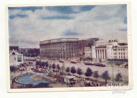 СРСР СССР ^/--/^ СССР 1961 открытка Новосибирск Красный проспект Старое фото ^_^^^ СРСР 1961 листівка Новосибірськ Червоний проспект Старе фото - фото фото фото