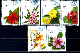 Флора Флора ^/--/^ Куба.  Доктор Роига. Кубинские цветы  (серия+блок) 1977 г. ^_^^^ Куба. Квіти (серія + блок) 1977 - фото фото фото