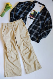 Блузки, сорочки Блузки, рубашки ^/--/^ Сорочка Клітка. H&amp;M. Oversize. 14/15 років. Ріст 158/164 см ^_^^^ Сорочка Клетка. H&amp;M. Oversize. 14/15 лет. Рост 158/164 см - фото фото фото