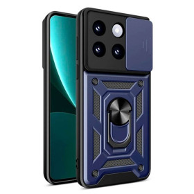 Чохли, бампера Чехлы, бампера ^/--/^ Чохол Fiji Camera Defence для Xiaomi 14 Pro бампер із захистом камери та підставкою Dark Blue ^_^^^ Чехол Fiji Camera Defence для Xiaomi 14 Pro бампер с защитой камеры и подставкой Dark Blue - фото фото фото
