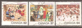 Північна Америка Северная Америка ^/--/^ Канада 1984 Sc.1040-42 used ПОЛНАЯ серия ^_^^^ Канада 1984 Sc.1040-42 used Повна серія - фото фото фото