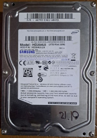 Жорсткі диски Жесткие диски ^/--/^ жорсткий диск  Samsung HD /--/ 204 /--/ UI  робочий ^_^^^ жесткий диск Samsung HD /--/ 204 /--/ UI рабочий - фото