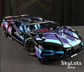 Конструктори Конструкторы ^/--/^ Конструктор Technic Lamborghini Фіолетовий   (20086) ^_^^^ Конструктор Technic Lamborghini Фиолетовый (20086) - фото фото фото