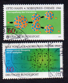 Інші країни Другие страны ^/--/^ ФРН 1979 - Нобелівські премії з фізики та хімії  (Гб) ^_^^^ ФРГ 1979 — Нобелевские премии по физике и химии (Гб) - фото фото фото