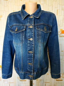 Куртки Куртки ^/--/^ Куртка джинсова жіноча MARK &amp; SPENCER коттон р-р 16 ^_^^^ Куртка джинсова женская MARK &amp; SPENCER коттон р-р 16 - фото фото фото