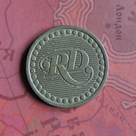 Інше Другое ^/--/^ Жетон рекламний RD Нідерланди d=22 mm Бронза ^_^^^ Жетон рекламный RD Нидерланды d=22 mm Бронза - фото фото фото