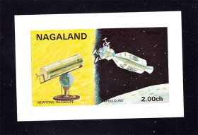 Освоєння космосу Освоение космоса ^/--/^ Космос . Нагалэнд / Nagaland  1972 г  MNH - блок ^_^^^ Нагаленд / Nagaland 1972 MNH - блок - фото фото фото
