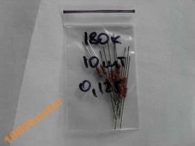 Резистори Резисторы ^/--/^ Резисторы 180 /--/ К 0,125 Вт  (10 /--/ шт.) ^_^^^ Резистори 180 /--/ К 0,125 Вт (10 /--/ шт.) - фото фото фото