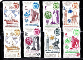 Освоєння космосу Освоение космоса ^/--/^ Космос .  Шарджа 1965 г  MNH -  ITU - ^_^^^ Шарджа 1965 р MNH - ITU - фото фото фото