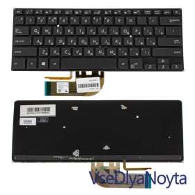 Клавіатури Клавиатуры ^/--/^ Клавиатура для ноутбука ASUS (B /--/ 9440 series) rus, black, без фрейма, подсветка клавиш ^_^^^ Клавіатура для ноутбука ASUS (B /--/ 9440 series) rus, black, без фрейму, підсвічування клавіш - фото фото фото