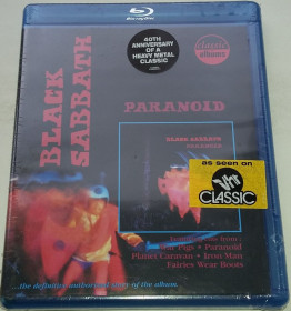 Музичні диски Музыкальные диски ^/--/^ BLACK SABBATH Paranoid. Blu-ray  (US) Sealed/Запечатаний ^_^^^ BLACK SABBATH Paranoid Blu-ray (US) Sealed/Запечатанный - фото фото фото