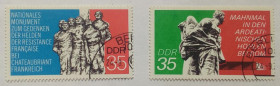 НДР, ФРН ГДР, ФРГ ^/--/^ ГДР 1974 Монументы, гашеные ^_^^^ НДР 1974 Монументи, гашені - фото фото фото