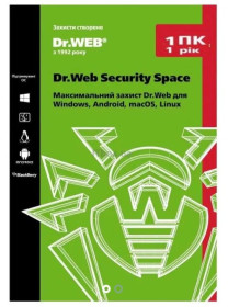 Диски з Іграми та ПЗ Диски с Играми и ПО ^/--/^ Антивирус Dr.Web Security SPACE ^_^^^ Антивірус Dr.Web Security SPACE - фото фото фото