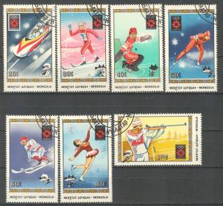 Спорт Спорт ^/--/^ Монголия 1984 спорт Олимпиада Сараево хоккей Mi 1600-1606 ^_^^^ Монголія 1984 спорт Олімпіада Сараєво хокей Mi 1600-1606 - фото фото фото