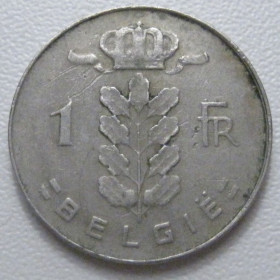 Бельгія Бельгия ^/--/^ Бельгія 1 франк 1972 року Belgie 42624 ^_^^^ Бельгия 1 франк 1972 года Belgie 42624 - фото фото фото