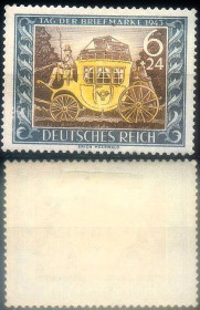 Третій Рейх (-) Третий Рейх (-) ^/--/^ 1943 - Рeйх - День марки Mi.828  * ^_^^^ 1943 - Рeйх - День марки Mi.828 - фото фото фото