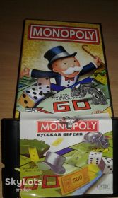 Sega Sega ^/--/^ картридж на Sega Mega Drive 2  Monopoly    (русская версия) ^_^^^ Sega Mega Drive 2 Monopoly (російська версія) - фото фото фото