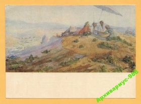 СРСР СССР ^/--/^ ЖИВОПИСЬ КАЗАХСТАН №38 1974 Худ.ИСМАИЛОВ Ландшафты ^_^^^ Живопис Козахстан No /--/ 38 1974 Худ.Ісмаїлов Ландшафти - фото фото фото