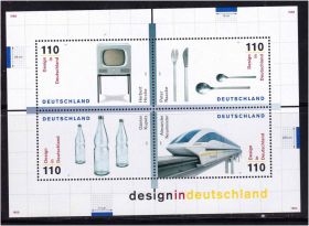 НДР, ФРН ГДР, ФРГ ^/--/^ Германия  1999 г MNH - блок ^_^^^ Німеччина 1999 MNH - блок - фото фото фото