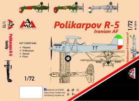 : : ^/--/^ AMG 72819 Поликарпов Р-5 Разведчик ВВС Ирана, 1/72 масштаб ^_^^^ AMG 72819 Полікарпов Р-5 Розвідник ВПС Ірану, 1/72 масштаб - фото фото фото