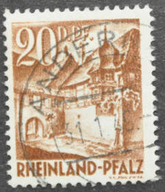 Інше Другое ^/--/^ Германия Французская Зона РЕЙНЛАНД-ПФАЛЬЦ 1947 ^_^^^ Французька зона Рейнланд-Пфальц 1947 - фото фото фото