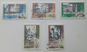 СРСР - СССР - ^/--/^ СССР 1967 Санатории Балтики, гашеные (I) ^_^^^ СРСР 1967 Санаторії Балтики, гашені (I) - фото фото фото