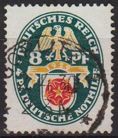 Веймарська республіка Веймарская республика ^/--/^ 1929 - Німеччина - Допомога - Герби 8 Mi.431 _2,50 € ^_^^^ 1929 - Германия - Помощь - Гербы 8 Mi.431 _2,50 € - фото фото фото