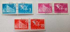 Румунія Румыния ^/--/^ Румыния 1967 Архитектура, гашеные с купонами ^_^^^ 1967 — Архітектура, гашені з купонами - фото фото фото