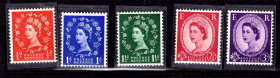 Великобританія Великобритания ^/--/^ Великобритания  1957 г MNH - HM QE-II -  стандарт - фосф. - 2 /--/ а скана ^_^^^ Великобританія 1957 MNH - HM QE-II - стандарт - фосф. 2 /--/ а скана - фото фото фото