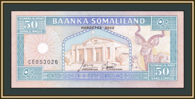 Сомаліленд Сомалиленд ^/--/^ Сомалиленд 50 шиллингов 2002 P-7  (7 /--/ d) UNC ^_^^^ Сомаліленд 50 шилінгів 2002 P-7 (7 /--/ d) UNC - фото фото фото
