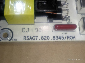 Інші комплектуючі Другие комплектующие ^/--/^ POWER BOARD RSAG /--/ 7.820.8345/ROH HISENSE H /--/ 75 /--/ A /--/ 6500 - фото фото фото