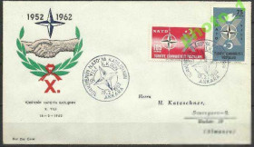 Інші країни Другие страны ^/--/^ Турция 1962 Европа НАТО 2 /--/ м.КПД ^_^^^ Туреччина 1962 Європа НАТО 2 /--/ м. ККД - фото фото фото