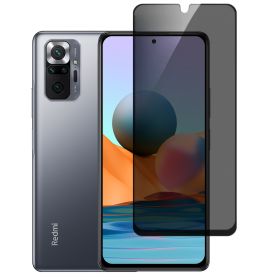 Чохли, бампера Чехлы, бампера ^/--/^ Захисне скло Fiji Privacy для Xiaomi Redmi Note 10 Pro антишпигун Anti-peeping повна проклейка чорни - фото фото фото