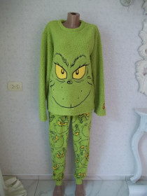 Піжами, халати Пижамы, халаты ^/--/^ Prom           (  13 - 14 лет ) GRINCH  пижама флисовая на мальчика гринч Б / У ^_^^^ Prom ( 13 - 14 років) GRINCH піжама флісова на хлопчика грінч Б / У - фото фото фото