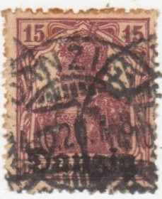 НДР, ФРН ГДР, ФРГ ^/--/^ Германия Данциг 1920 г. № 3 гашеная ^_^^^ Німеччина Данциг 1920 р. No 3 гашена - фото фото фото