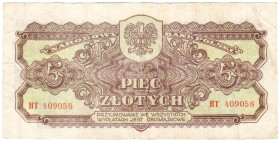 Польща Польша ^/--/^ Польша 5 злотых 1944 советская оккупация obowiazkoWE  (н /--/ 36) ^_^^^ Польща 5 злотих 1944 радянська окупація obowiazkoWE (н /--/ 36) - фото фото фото