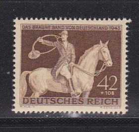 Третій Рейх (-) Третий Рейх (-) ^/--/^ ZM Германия Рейх 1943 г  MNH ^_^^^ ZM Німеччина Рейх 1943 MNH - фото фото фото