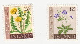 Ісландія Исландия ^/--/^ Исландия 1960 г № 346 - 347 ** серия ^_^^^ Ісландія 1960 р. No 346 - 347 ** серія - фото фото фото