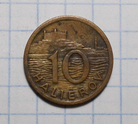 Словаччина Словакия ^/--/^ Словаччина Словакия 10 хеллеров 1939 ^_^^^ Словаччина Словаччина 10 хеллерів 1939 - фото фото фото