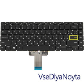 Клавіатури Клавиатуры ^/--/^ Клавиатура для ноутбука ASUS (E /--/ 410 series) rus, black, без фрейма, подсветка клавиш (yellow Enter) ^_^^^ Клавіатура для ноутбука ASUS (E /--/ 410 series) rus, black, без фрейму, підсвічування клавіш (yellow Enter) - фото фото фото