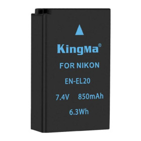 Акумулятори Аккумуляторы ^/--/^ Акумулятор для Nikon EN-EL /--/ 20 (KingMa) 850 mAh - фото фото фото