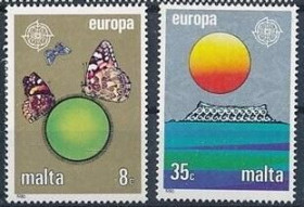 Інше Другое ^/--/^ Мальта Охрана Природы Фауна Бабочки Европа СЕПТ 1986 ^_^^^ Мальта Охорона Природи Фауна Бабочки Європа СЕПТ 1986 - фото фото фото
