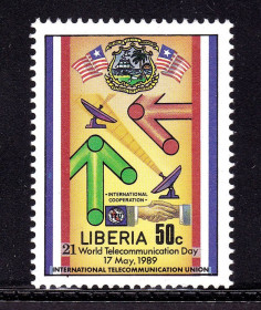Освоєння космосу Освоение космоса ^/--/^ Космос . Либерия 1989 г  MNH  - ^_^^^ Космос . Ліберія 1989 MNH - фото фото фото
