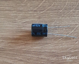 Конденсатори Конденсаторы ^/--/^ 100 /--/ мкФ  63 /--/ В. Jamicon 105°C ^_^^^ 100 /--/ мкФ* 63 /--/ В. Jamicon 105°C - фото фото фото