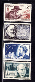 Фауна Фауна ^/--/^ NM Фауна Франция / RF 1956 г MNH - личности ^_^^^ NM Фауна Франція / RF 1956 р MNH - особистості - фото фото фото