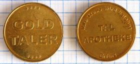 Інше Другое ^/--/^ Жетон аптечный Gold Taler, Эрфурт, Германия ^_^^^ Жетон аптечний Gold Taler, Ерфурт, Німеччина - фото фото фото
